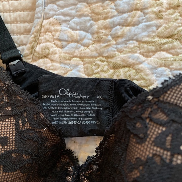 LOT OF 4   OLGA CLOUD 9 UNDERWIRE BRAS WITH LIFT GF7961A  40C - Picture 14 of 16
